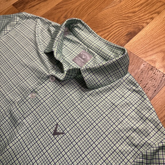 Callaway Other - Callaway Polo Shirt Mens M Green Opti-Dri Golf Performance Stretch Lightweight